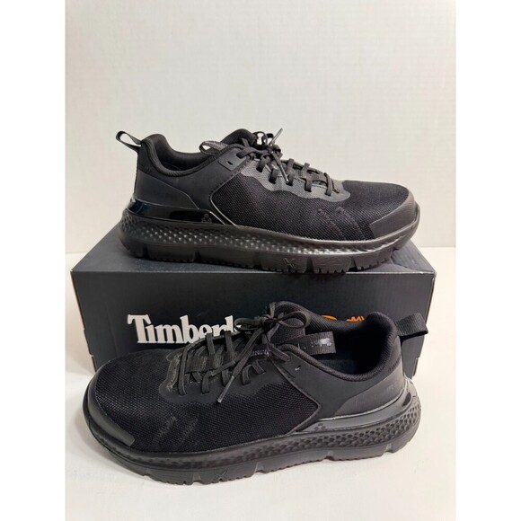 10186 Timberland Black Safety Toe Shoes-US 7.5 Womens - Picture 1 of 5